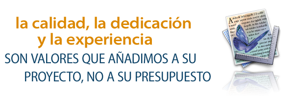 Identidad Visual Corporativa - la calidad, la dedicación y la experiencia son valores que añadimos a su proyecto, no a su presupuesto